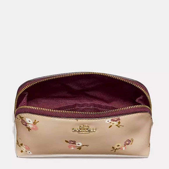 Coach Cosmetic Case 17 With Baby Bouquet Print - Picture 2 of 8